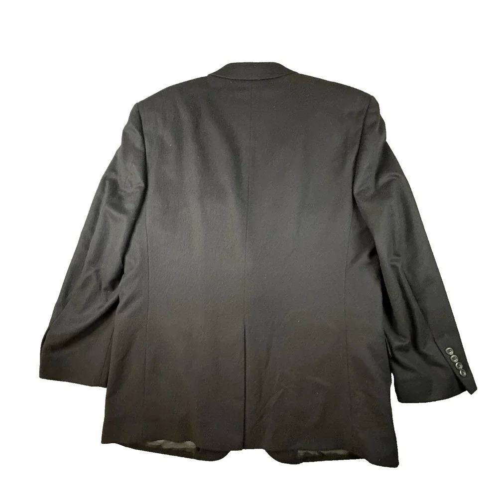 Jos A Bank Men's 44R (~46.5R) Dark Navy 100% Cashmere Blazer SEE DESCRIPTION